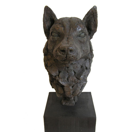 Diesel – Husky sculpture