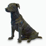 Freddie Dog sculpture