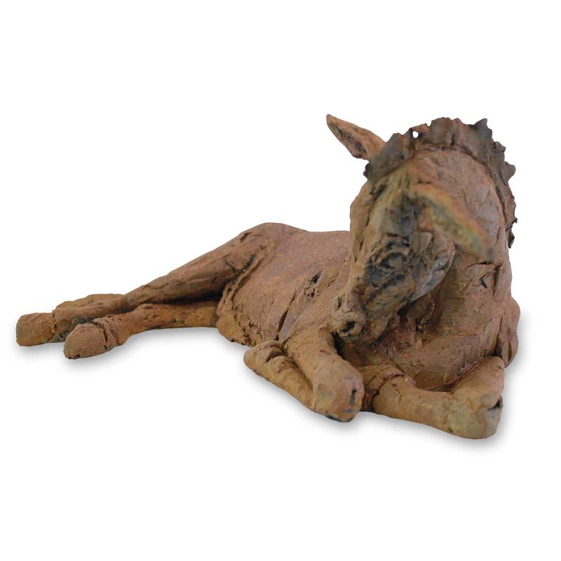 Baudet - Young horse small sculpture