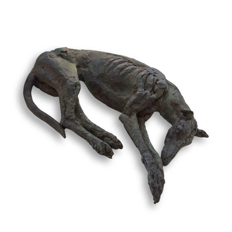 Feet to the Fore - greyhound sculpture