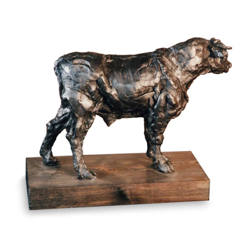 Spanish Conquistador - fighting bull sculpture